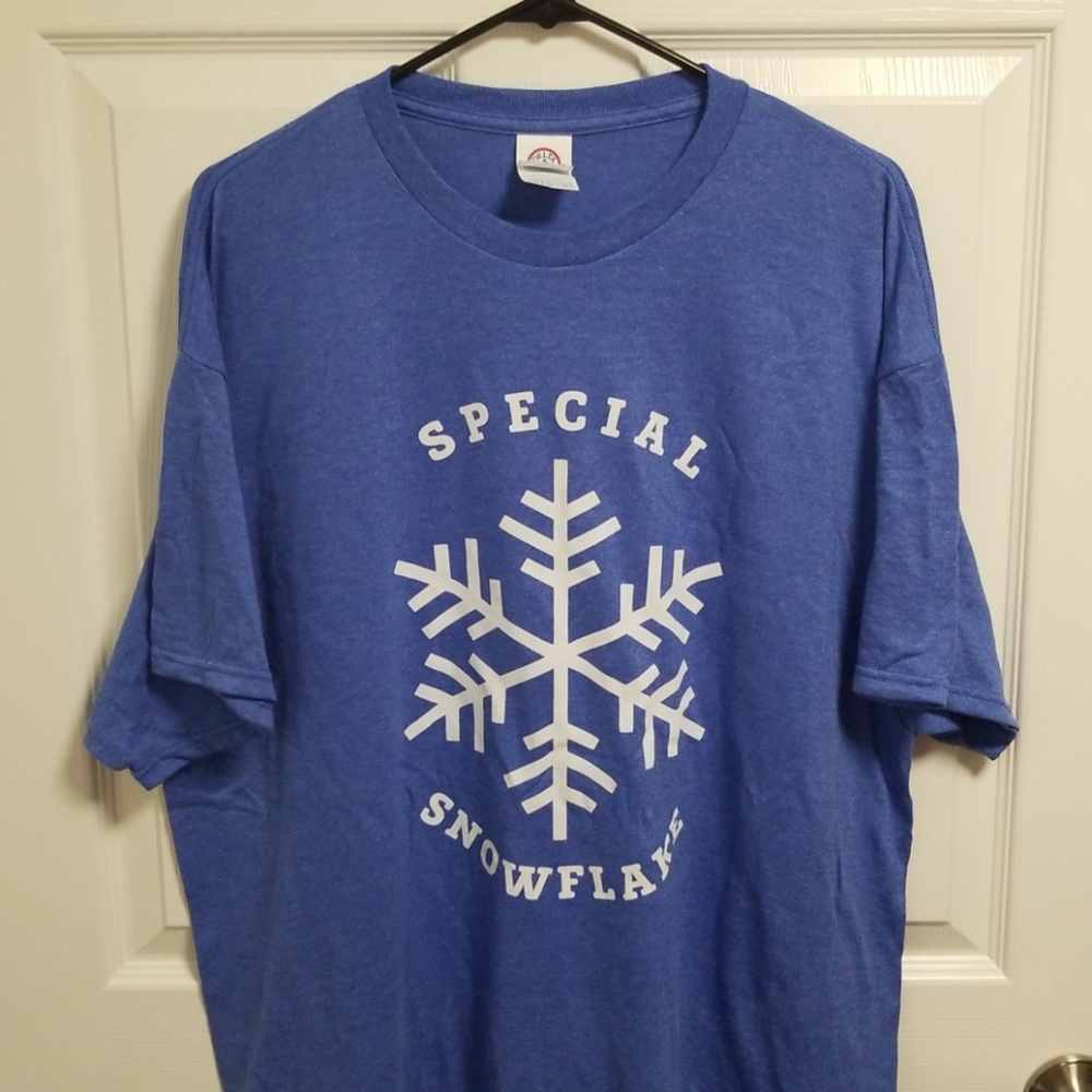 Political Snowflake Graphic Tee Shirt NWOT Unisex